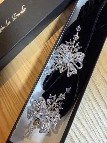 [tanakadaisuke] 리본 비쥬 벨벳 롱 리본