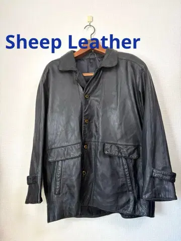 새상품급 양가죽 소프트 가죽 자켓 블랙 XL 양가죽