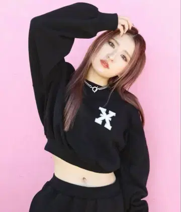 [ 익명 배송 ] X-girl x nico 콜라보 맨투맨 상의만