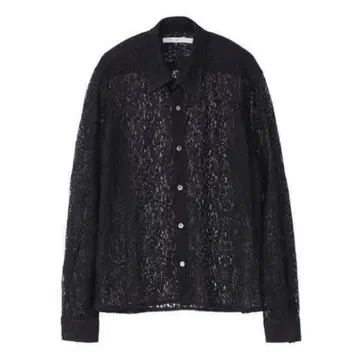 JOHNLAWRENCESULLIVAN LACE SHIRT 48 BLACK