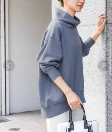 URBAN RESEARCH DOORS 속기모 터틀넥 맨투맨