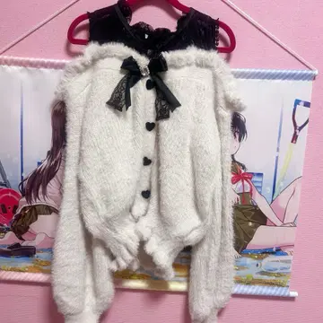 LIZLISA 레이어드 스타일 어깨 트임 니트