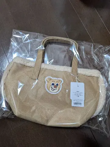 [ 미사용 새상품 ] 러브러리 바이 페이 올드 테디 와펜 보아 토트