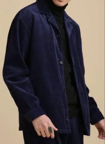 NANO universe 코듀로이 자켓 LB.04 네이비