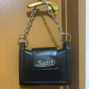 X-girl 블랙 미니 백