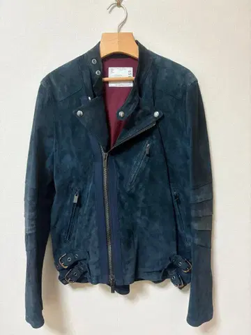 sacai 사카이 가죽 라이더 자켓 스웨이드 사이즈 1