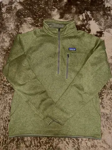 patagonia 플리스 하프 지퍼 M 그린