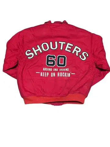 [90s] SHE and HER 점퍼 블루종 S~M 사이즈 레드