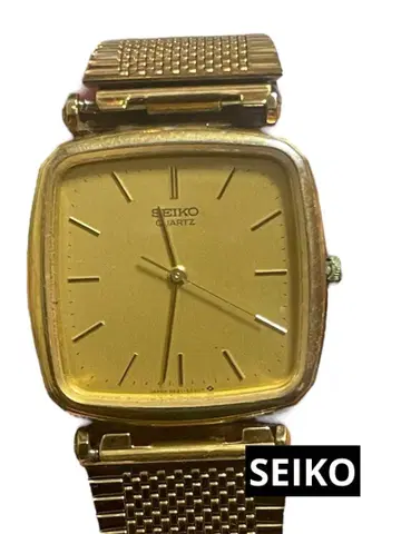 SEIKO 골드 메쉬 밴딩 손목시계