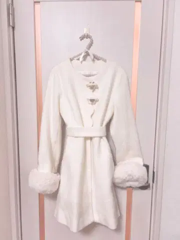 LIZLISA 코트 화이트 양산형