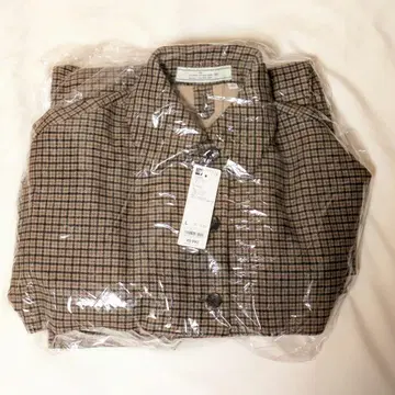 새상품 GU rokh 2 코트 체크 콜라보