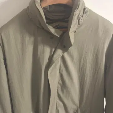 Calvin Klein 카키 모즈 코트 M