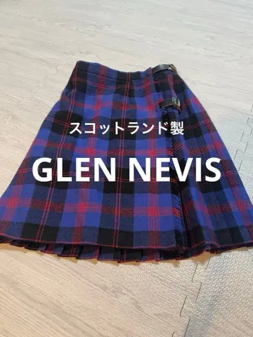 GLEN NEVIS 스코틀랜드제 랩 롱 스커트