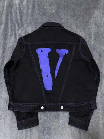 VLONE 퍼플 데님 재킷