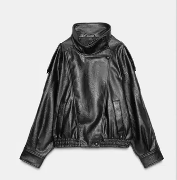ZARA 완판템 XS 페이크 가죽 자켓