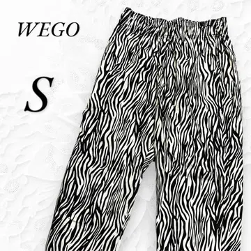 새상품급 WEGO 위고 제브라 롱 바지 캐주얼 팬츠 면바지 하의