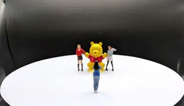 1/64 피규어 여자(3개) & 푸우 잡화