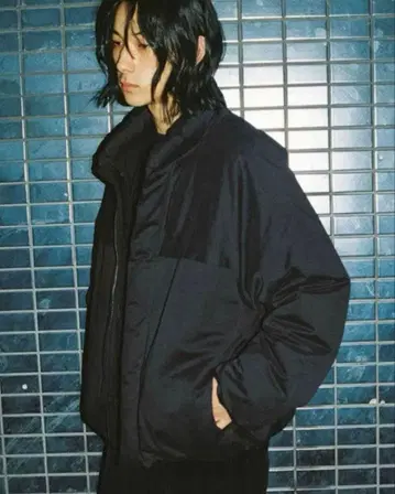 [ LIDNM ] C/N PEACH WASHER PUFFER L 사이즈