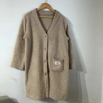 롱 가디건 베이지