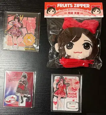 츠키아시 아마네 아크릴 스탠드 가마구치 4종 세트