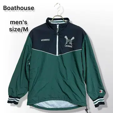 남성용 구제 의류 나일론 자켓 아노락 M 보트 하우스 라크로스