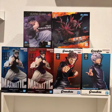 주술회전 고죠 사토루 이타도리 유지 쵸소우 후시구로 피규어 6종 세트