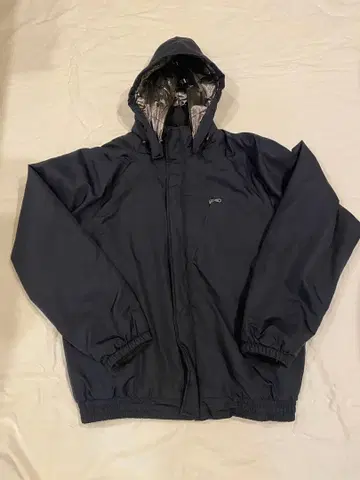 워크맨 히트 어시스트 충전솜 알루미늄 자켓 네이비 풀 집업