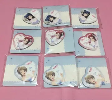 모리 판타지 한정판 러브 라이브! 선샤인 하트형 캔뱃지 5