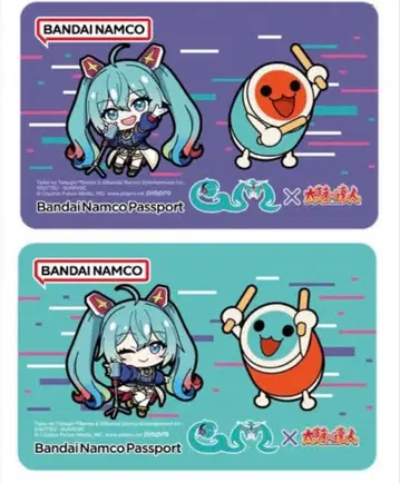 한정품 BANDAI NAMCO 하츠네 미쿠 건담 태고의 달인 바나패스