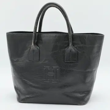 [ 고품질 ] 히로후 H 엠보 핸드백 토트백 빈티지 블랙
