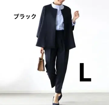 L 사이즈 블랙 수트 셋업 포멀 비즈니스 세레모니 봄/가을