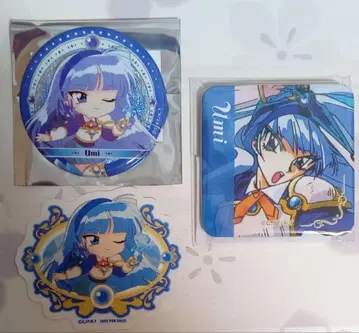 마법기사 레이어스 캔뱃지 특전 스티커 류자키 우미