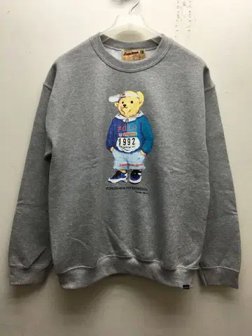 INTERBREED 인터브리드 베어 맨투맨 트레이닝복 그레이 S