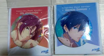 쿄애니 Free! 오로라 빅 캔뱃지 나나세 하루카, 마츠오카 린