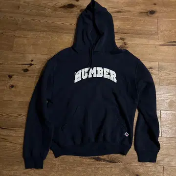 [90s] 러셀 애슬레틱 네이비 후드티