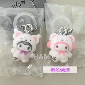 마이멜로디 쿠로미 메지루시 액세서리 산리오 캐릭터즈 포근 스노우