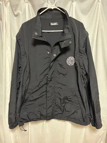 kutir 블랙 나일론 자켓 2way