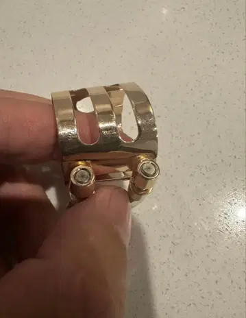 우드 스톤 리가처 알토 색소폰 SSPGP 핑크 골드 도금