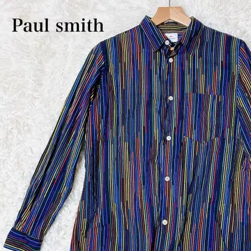 PS 폴 스미스 컬러풀 스트라이프 멀티 컬러 긴팔 셔츠 L