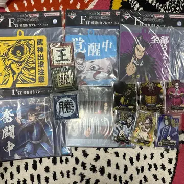 제일복권 춘추전국대전 킹덤 F상 흡착판 포함 플레이트 5종 세미 컴프 덤