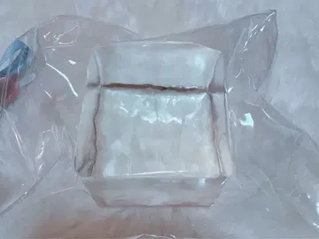 투명 큐브형 스퀴즈 1개 해마 봉지 쪼물쪼물 kikisquishy