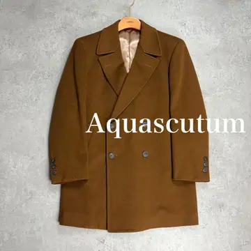 아쿠아 스큐텀 Aquascutum 더블 브레스트 체스터 코트 M
