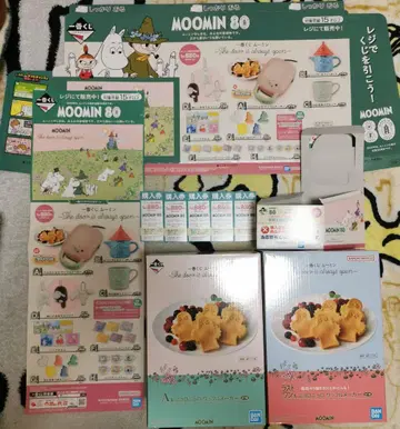 무민 제일복권 A상 & 라스트 원상 & 각종 POP 키트 일식 풀세트