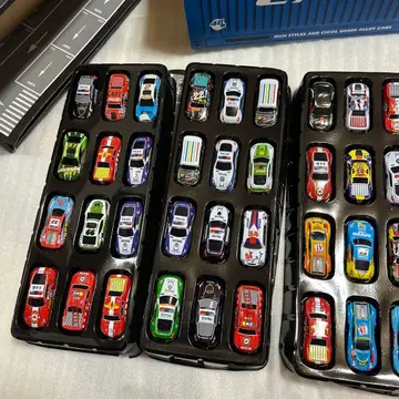 미니카 48대 세트 합금제 레이스카풍 박스 포함