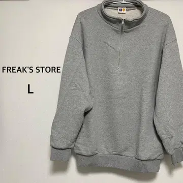 FREAK'S STORE 헤비웨이트 하프 지퍼 맨투맨