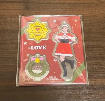 오바 하나나 아크릴 스탠드 미개봉 산타 의상