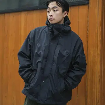 테프론 마운틴 파카 블랙 M BONBON NOTHOMME