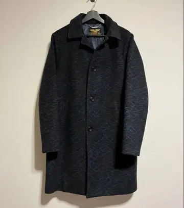 Calee 올 패턴 울 코트