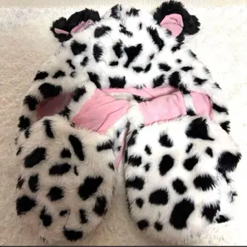 새상품급 디즈니 팬캡 장갑 포함 머플러 101마리 강아지