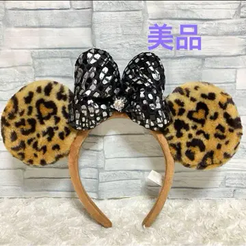 새상품급 디즈니 레오파드 무늬 머리띠